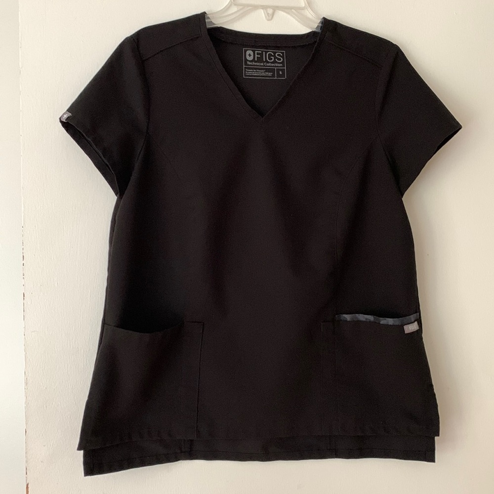 Figs SMALL Three pocket scrub top